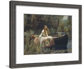 The Lady of Shalott-John William Waterhouse-Framed Giclee Print