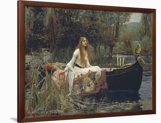 The Lady of Shalott-John William Waterhouse-Framed Giclee Print