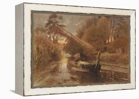 The Lady of Shalott-Albert Goodwin-Framed Premier Image Canvas