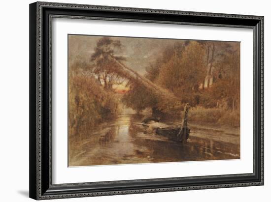 The Lady of Shalott-Albert Goodwin-Framed Giclee Print