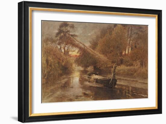 The Lady of Shalott-Albert Goodwin-Framed Giclee Print