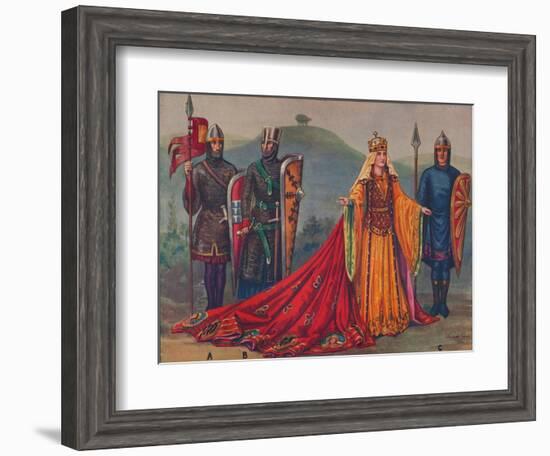 'The Lady of the English, 1141', 1926-Herbert Norris-Framed Giclee Print