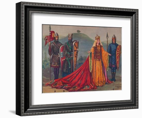 'The Lady of the English, 1141', 1926-Herbert Norris-Framed Giclee Print