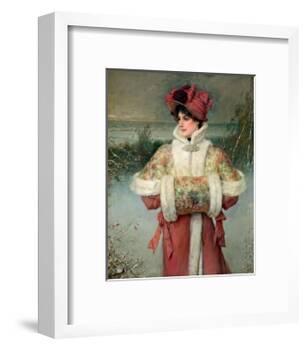 The Lady of the Snows, C.1896-George Henry Boughton-Framed Giclee Print