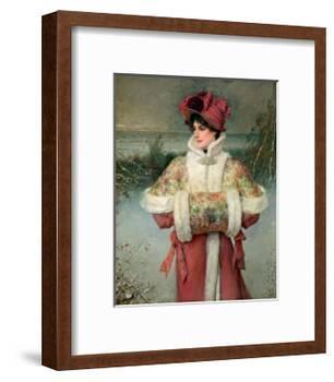 The Lady of the Snows, C.1896-George Henry Boughton-Framed Giclee Print