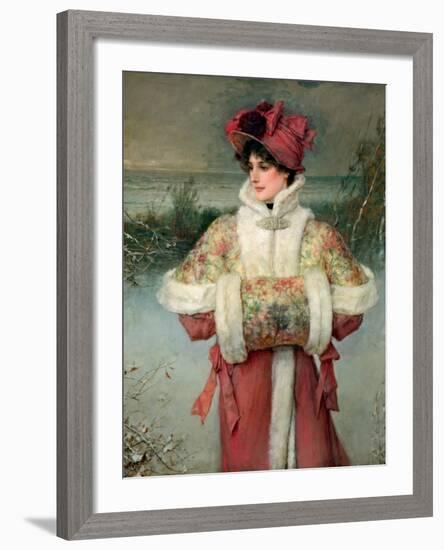 The Lady of the Snows, C.1896-George Henry Boughton-Framed Giclee Print