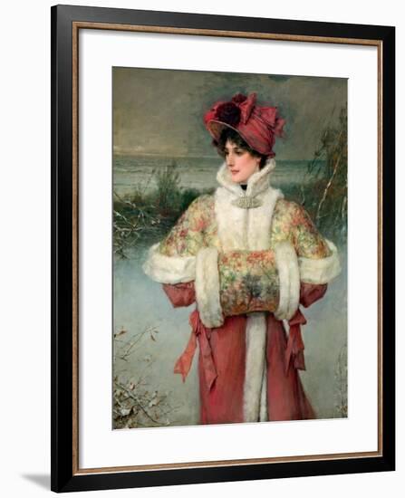 The Lady of the Snows, C.1896-George Henry Boughton-Framed Giclee Print