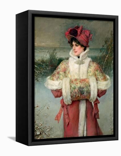 The Lady of the Snows, C.1896-George Henry Boughton-Framed Premier Image Canvas