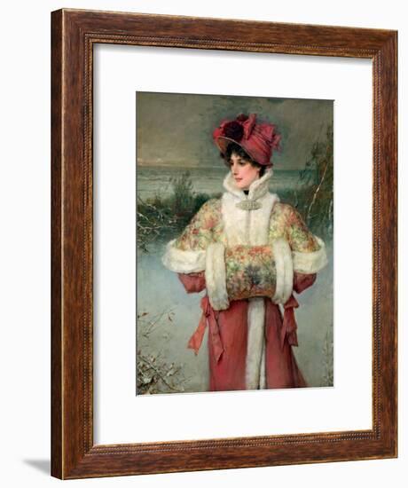 The Lady of the Snows, C.1896-George Henry Boughton-Framed Giclee Print