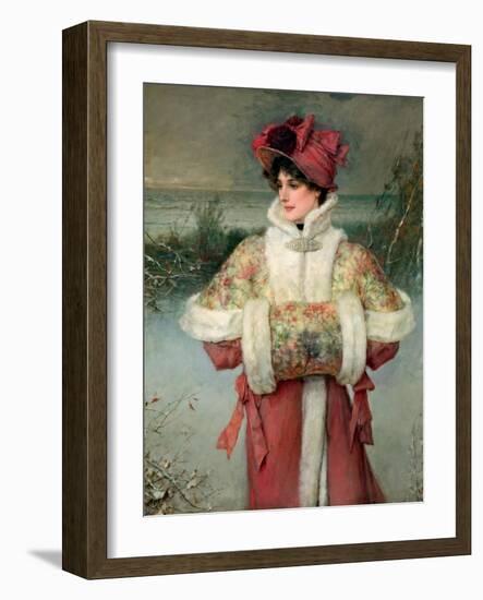 The Lady of the Snows, C.1896-George Henry Boughton-Framed Giclee Print