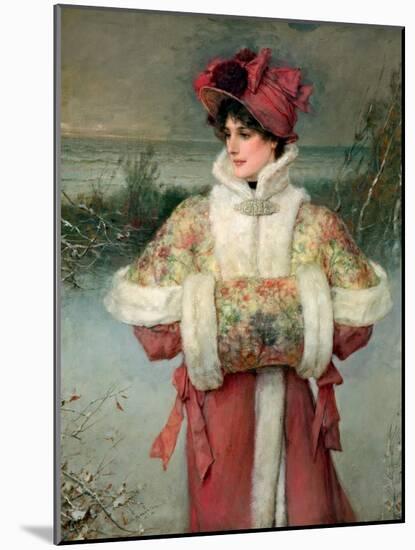 The Lady of the Snows, C.1896-George Henry Boughton-Mounted Giclee Print