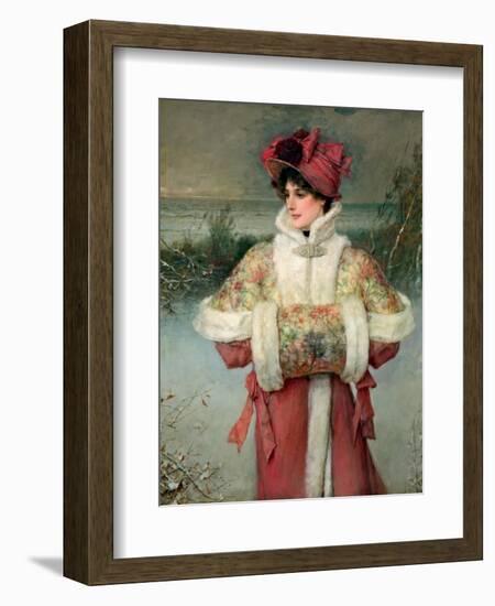 The Lady of the Snows, C.1896-George Henry Boughton-Framed Giclee Print