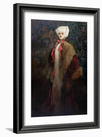 The Lady (Oil on Canvas)-John Hassall-Framed Giclee Print