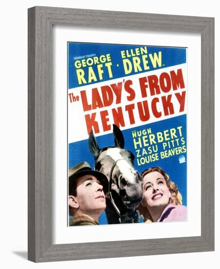 The Lady's from Kentucky - Movie Poster Reproduction-null-Framed Photo