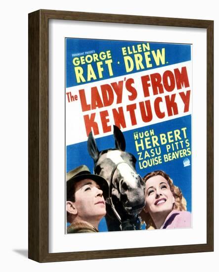 The Lady's from Kentucky - Movie Poster Reproduction-null-Framed Photo