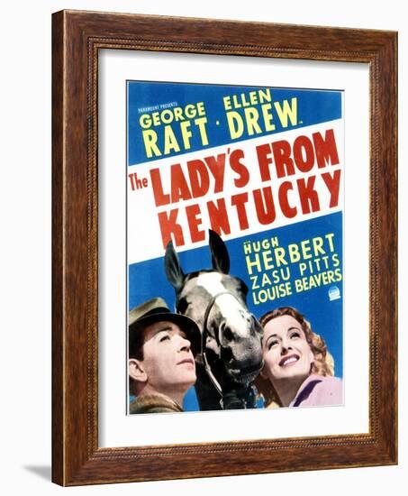 The Lady's from Kentucky - Movie Poster Reproduction-null-Framed Photo