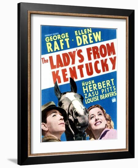 The Lady's from Kentucky - Movie Poster Reproduction-null-Framed Photo