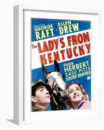 The Lady's from Kentucky - Movie Poster Reproduction-null-Framed Photo