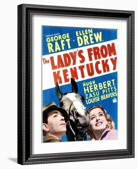 The Lady's from Kentucky - Movie Poster Reproduction-null-Framed Photo