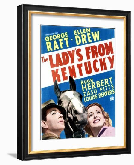 The Lady's from Kentucky - Movie Poster Reproduction-null-Framed Photo