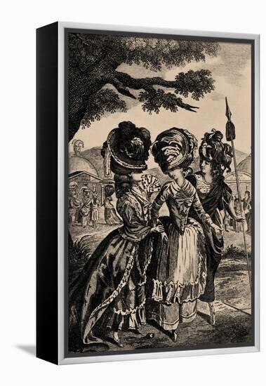 The Lady's Magazine frontispiece 1780-Robert Dighton-Framed Premier Image Canvas