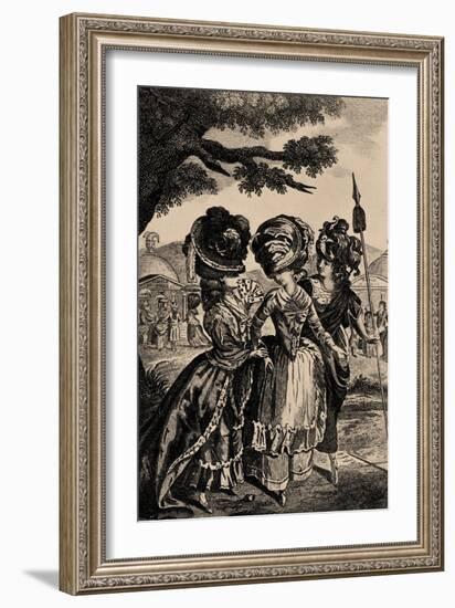 The Lady's Magazine frontispiece 1780-Robert Dighton-Framed Giclee Print