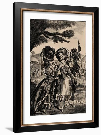 The Lady's Magazine frontispiece 1780-Robert Dighton-Framed Giclee Print