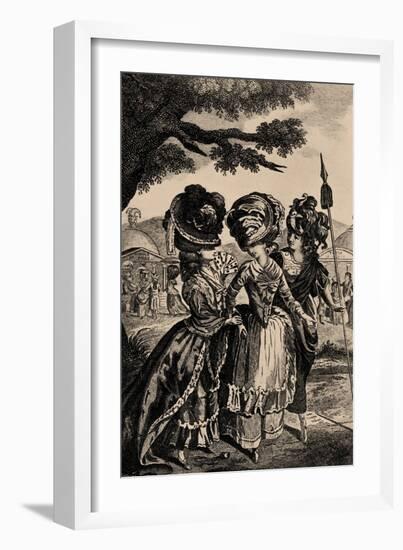 The Lady's Magazine frontispiece 1780-Robert Dighton-Framed Giclee Print