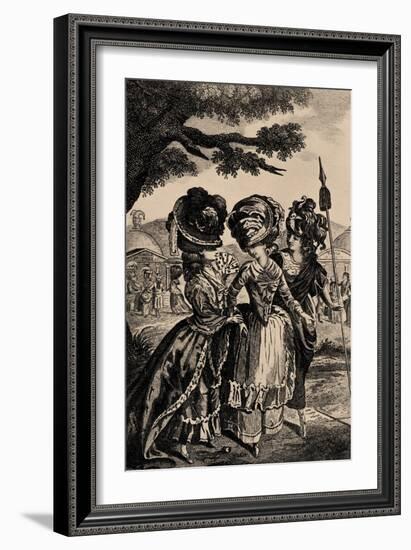 The Lady's Magazine frontispiece 1780-Robert Dighton-Framed Giclee Print