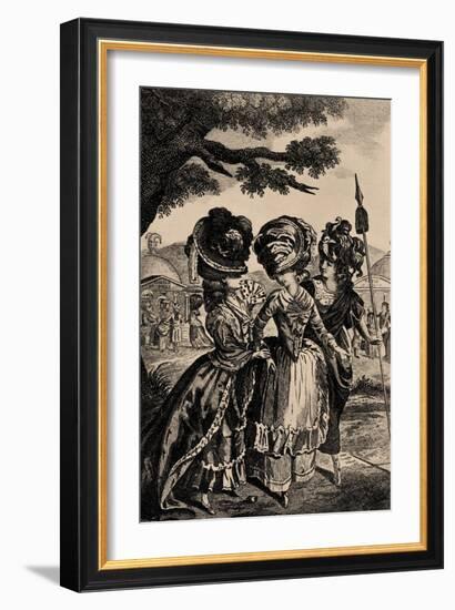 The Lady's Magazine frontispiece 1780-Robert Dighton-Framed Giclee Print
