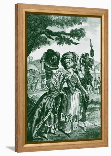 The Lady's Magazine frontispiece 1780-Robert Dighton-Framed Premier Image Canvas