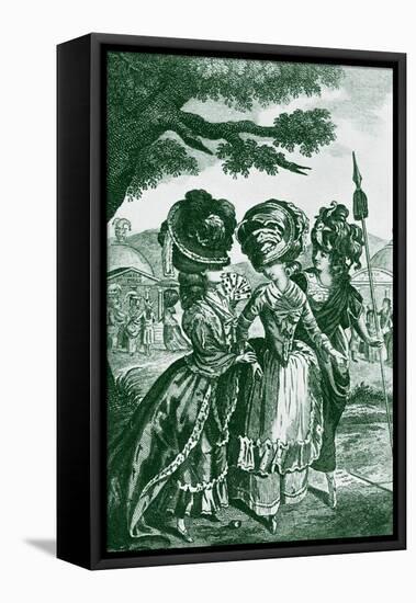 The Lady's Magazine frontispiece 1780-Robert Dighton-Framed Premier Image Canvas