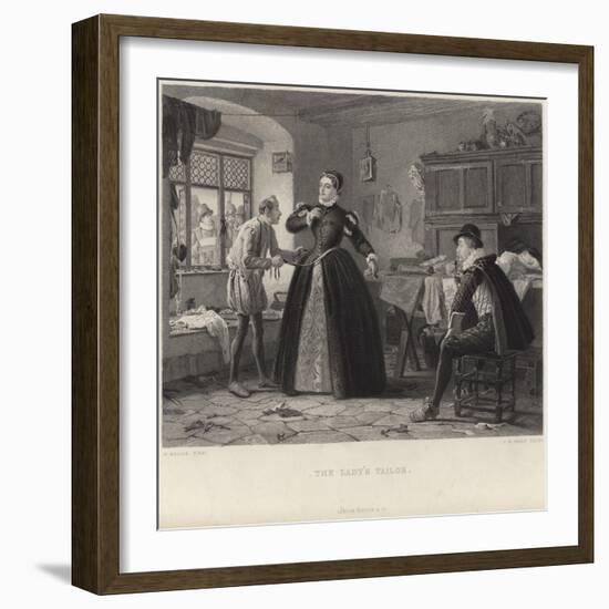 The Lady's Tailor-Henry Stacey Marks-Framed Giclee Print