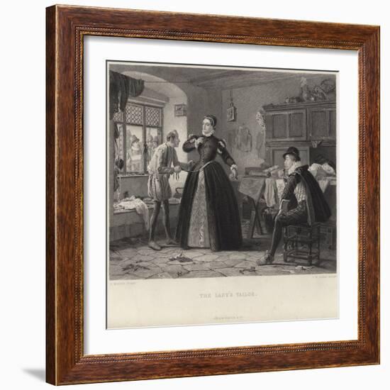 The Lady's Tailor-Henry Stacey Marks-Framed Giclee Print