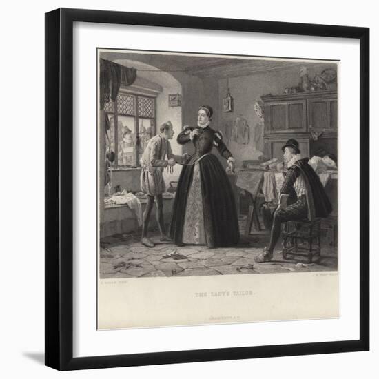 The Lady's Tailor-Henry Stacey Marks-Framed Giclee Print
