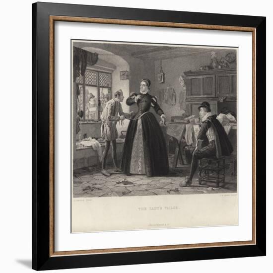 The Lady's Tailor-Henry Stacey Marks-Framed Giclee Print