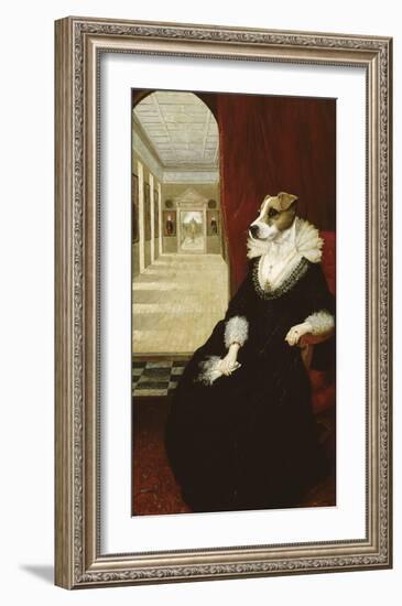 The Lady Tudor Gallery-Thierry Poncelet-Framed Premium Giclee Print