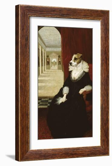 The Lady Tudor Gallery-Thierry Poncelet-Framed Premium Giclee Print