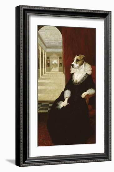 The Lady Tudor Gallery-Thierry Poncelet-Framed Premium Giclee Print