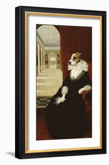 The Lady Tudor Gallery-Thierry Poncelet-Framed Premium Giclee Print