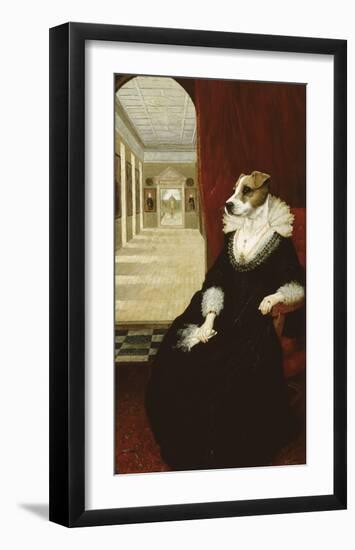 The Lady Tudor Gallery-Thierry Poncelet-Framed Premium Giclee Print