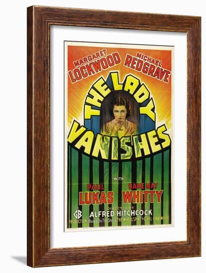 The Lady Vanishes, 1938, Directed by Alfred Hitchcock-null-Framed Giclee Print