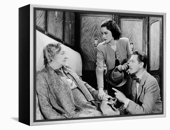 The Lady Vanishes, Dame May Whitty, Margaret Lockwood, Michael Redgrave, 1938-null-Framed Stretched Canvas