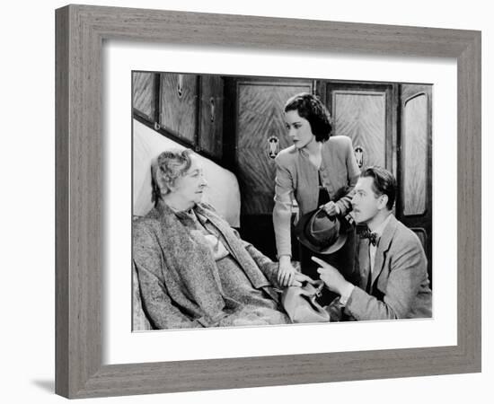 The Lady Vanishes, Dame May Whitty, Margaret Lockwood, Michael Redgrave, 1938-null-Framed Photo