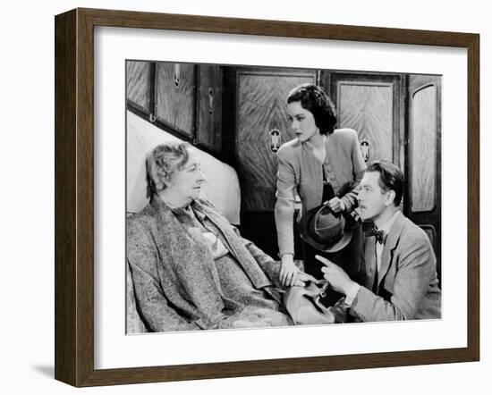 The Lady Vanishes, Dame May Whitty, Margaret Lockwood, Michael Redgrave, 1938-null-Framed Photo