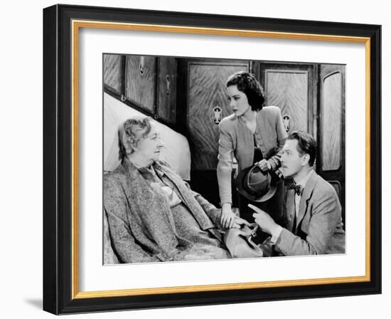 The Lady Vanishes, Dame May Whitty, Margaret Lockwood, Michael Redgrave, 1938-null-Framed Photo