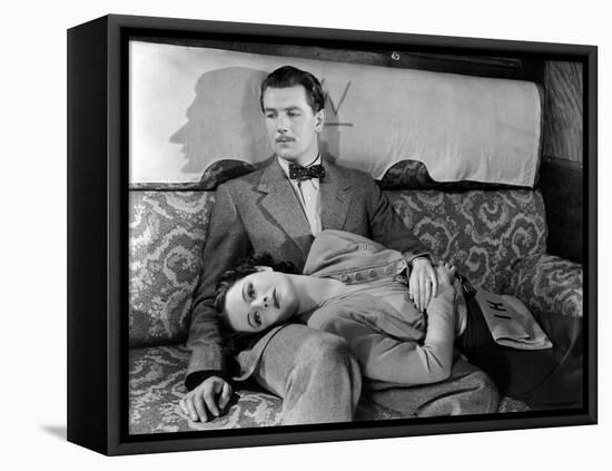 The Lady Vanishes, Michael Redgrave, Margaret Lockwood, 1938-null-Framed Stretched Canvas