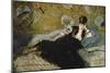 The Lady with the Fans (Nina De Callias), 1873-Edouard Manet-Mounted Giclee Print