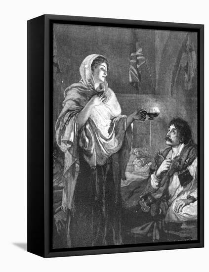 The Lady with the Lamp, C1880-null-Framed Premier Image Canvas