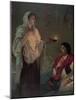 The Lady with the Lamp (Miss Nightingale at Scutari, 1854)-null-Mounted Giclee Print